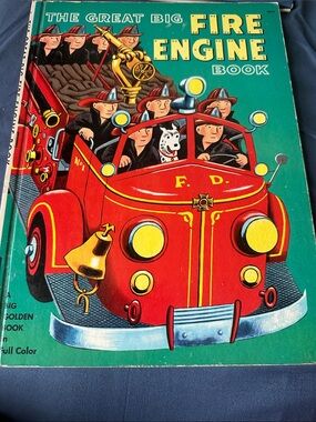 The Great Big Fire Engine Book - Red Illustrated Cover